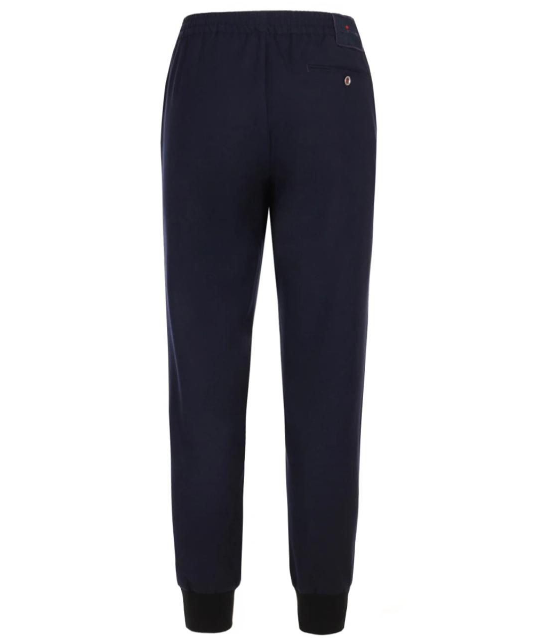 KITON Синий повседневный костюм, фото 5