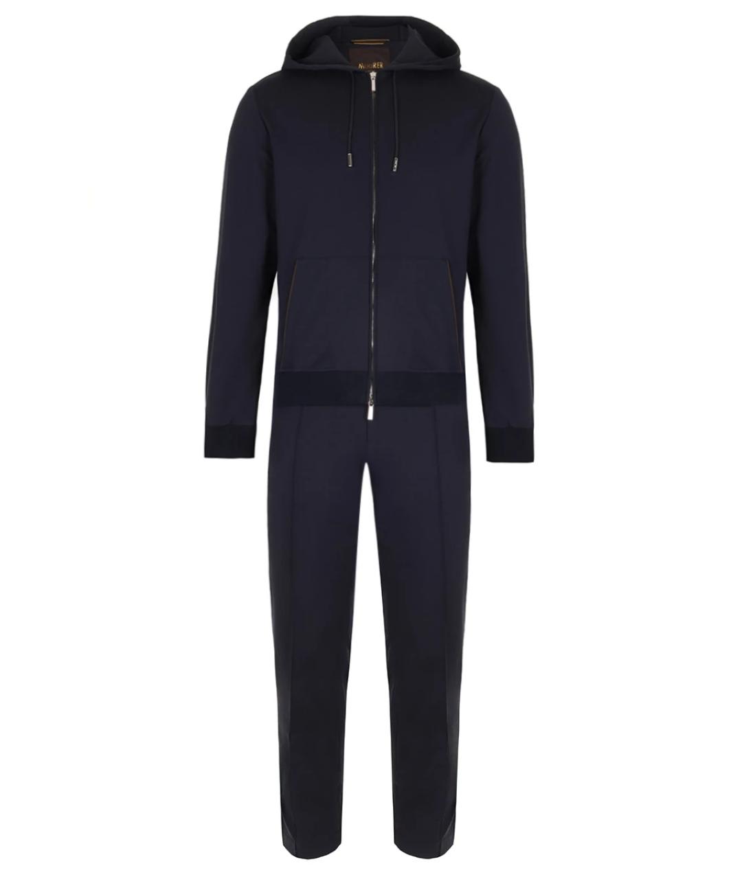 MOORER Синий повседневный костюм, фото 1
