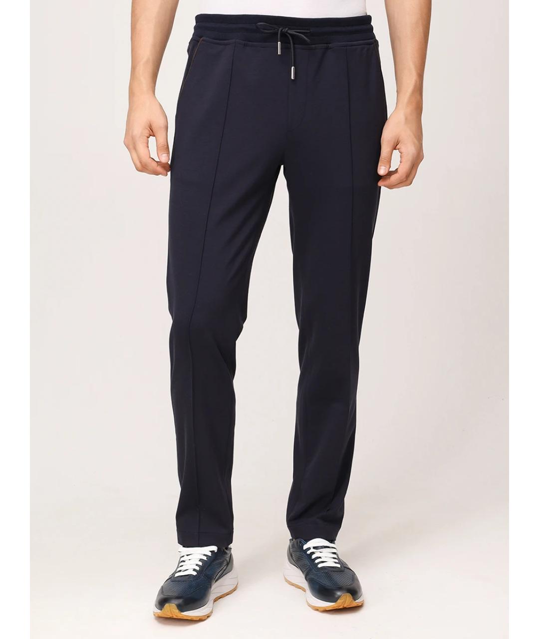 MOORER Синий повседневный костюм, фото 8