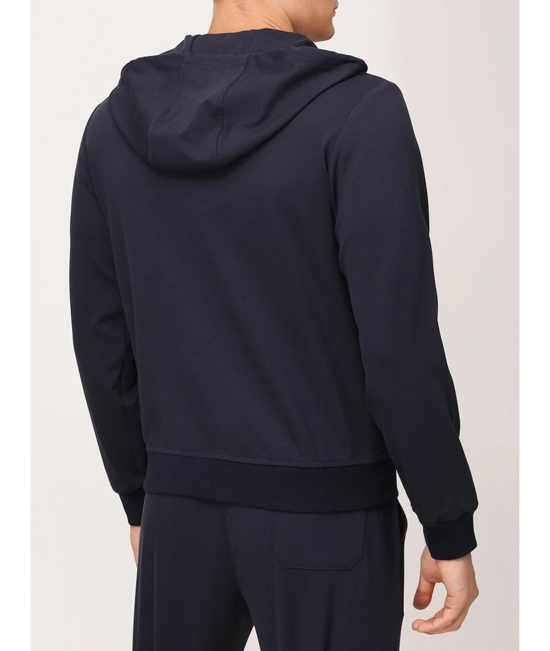 MOORER Синий повседневный костюм, фото 3