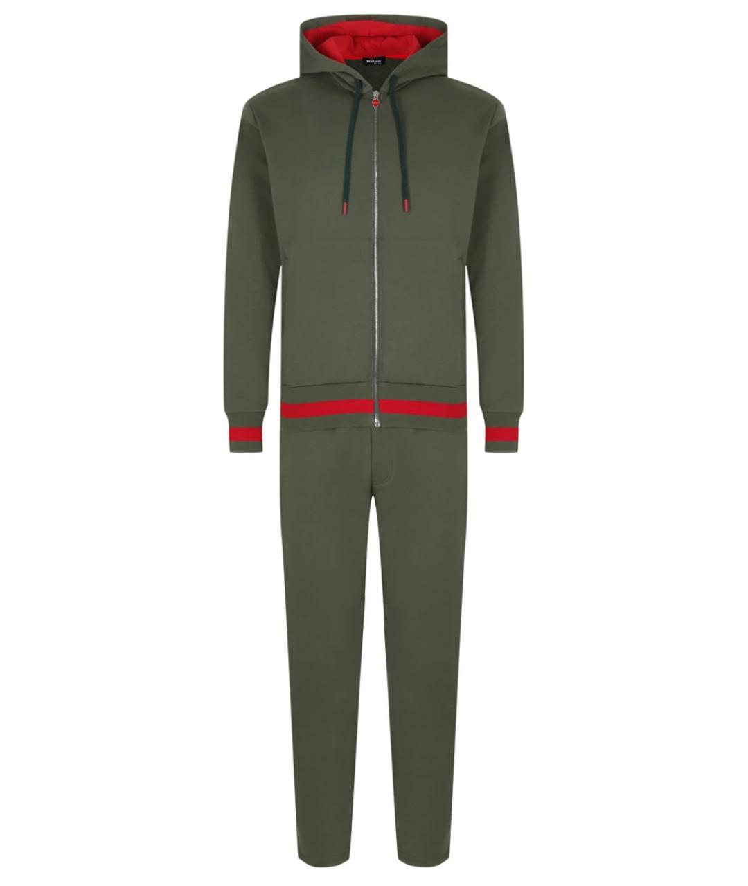 KITON Зеленый повседневный костюм, фото 1