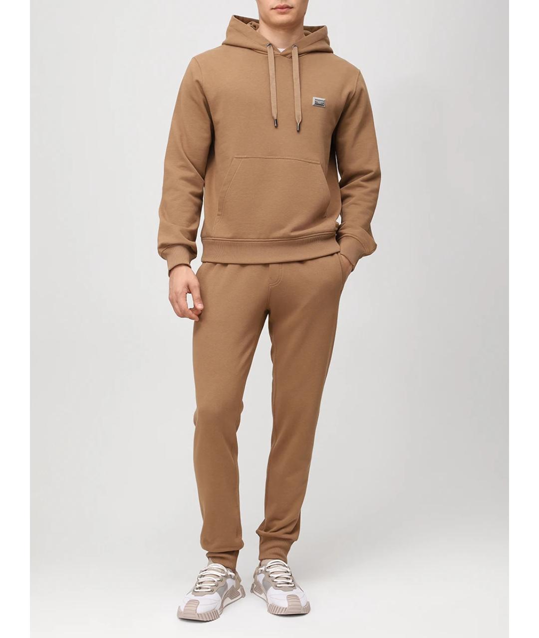 DOLCE&GABBANA Коричневый повседневный костюм, фото 2