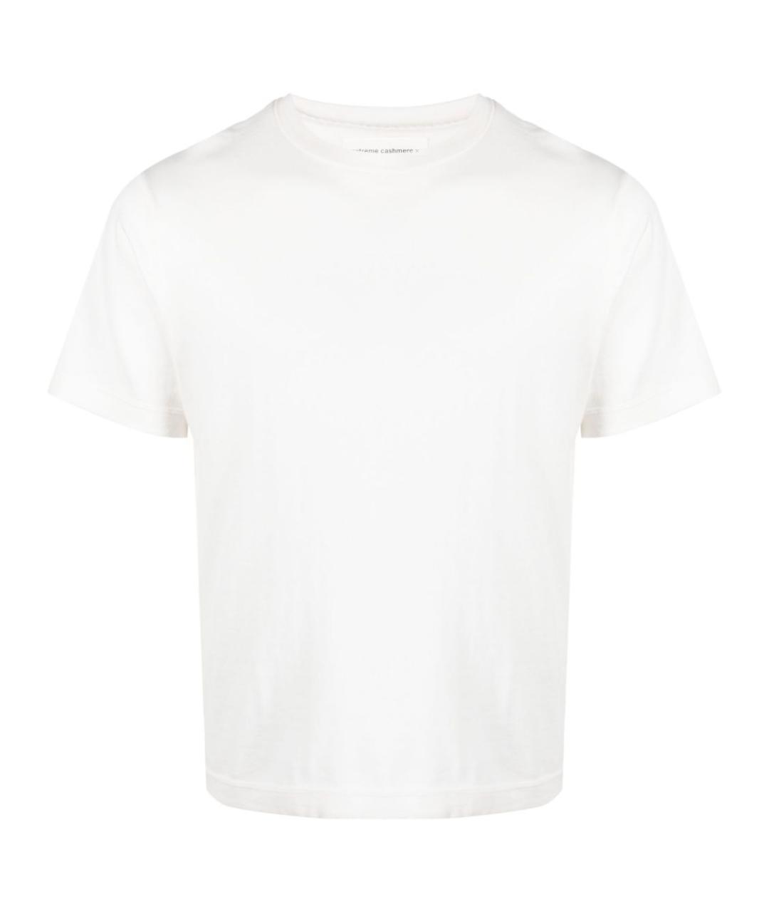 EXTREME CASHMERE Белый хлопковый джемпер / свитер, фото 1