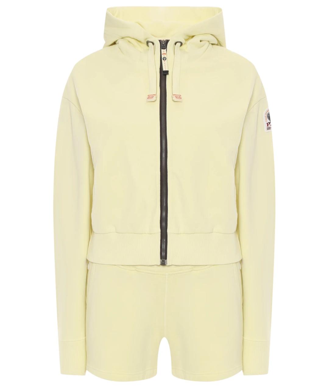 PARAJUMPERS Желтый хлопковый костюм с брюками, фото 1