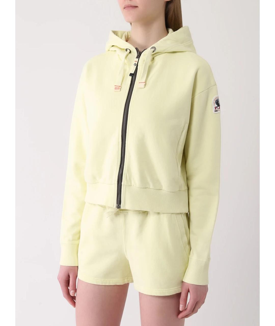 PARAJUMPERS Желтый хлопковый костюм с брюками, фото 3