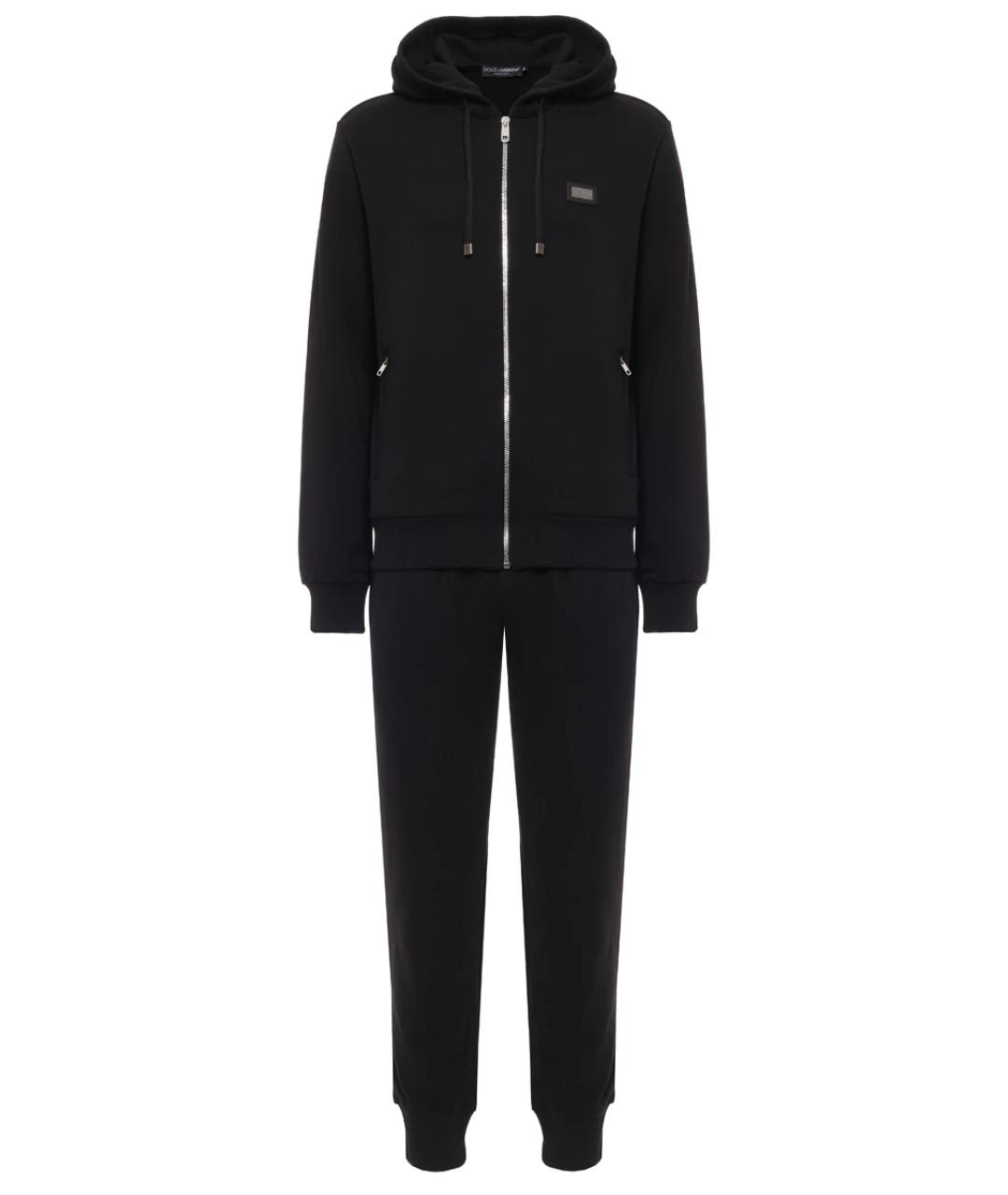 DOLCE&GABBANA Черный повседневный костюм, фото 1