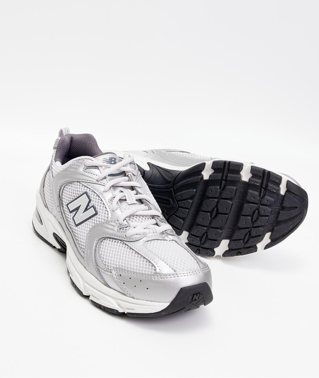 NEW BALANCE Серые текстильные низкие кроссовки / кеды, фото 7