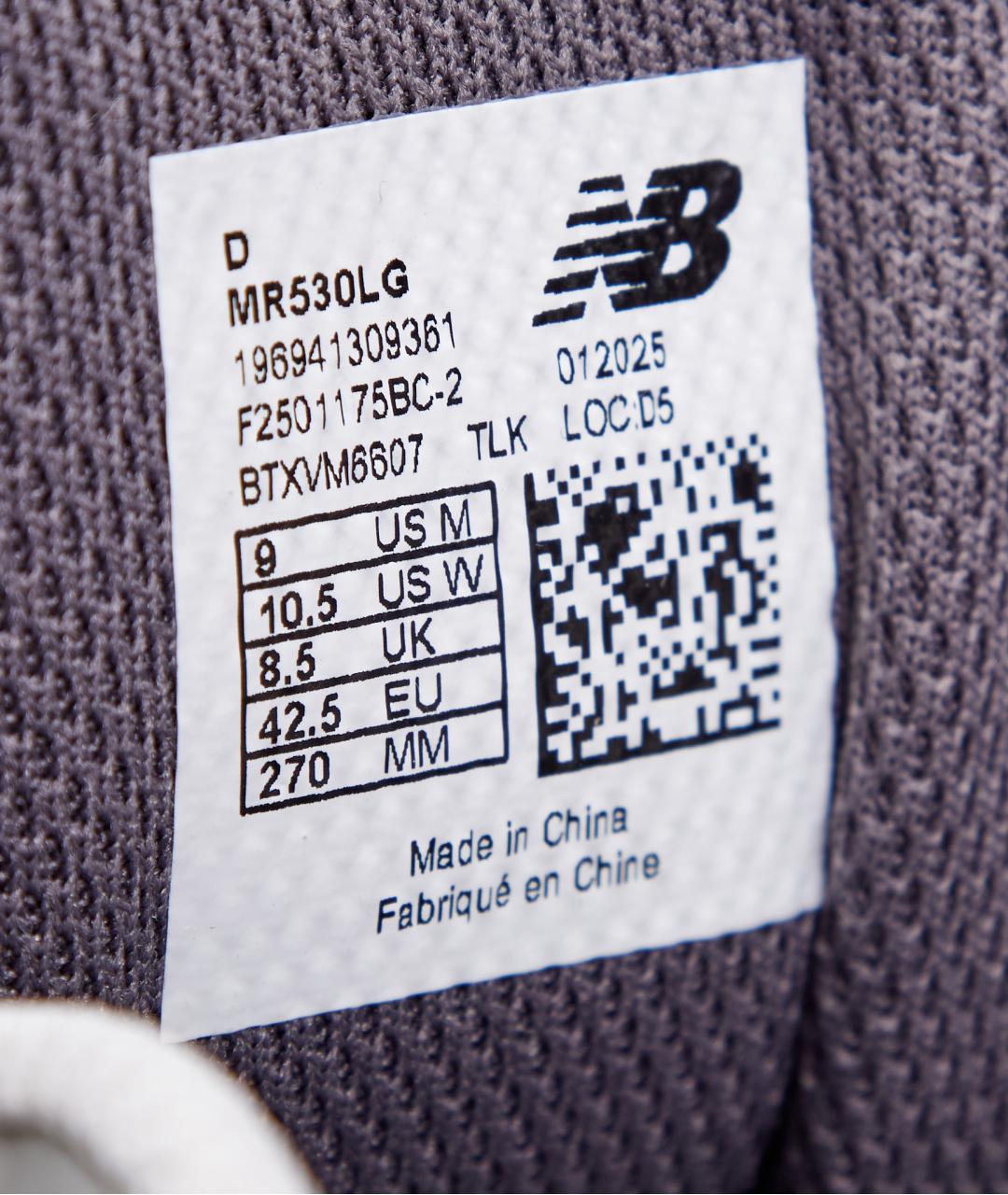 NEW BALANCE Серые текстильные низкие кроссовки / кеды, фото 9