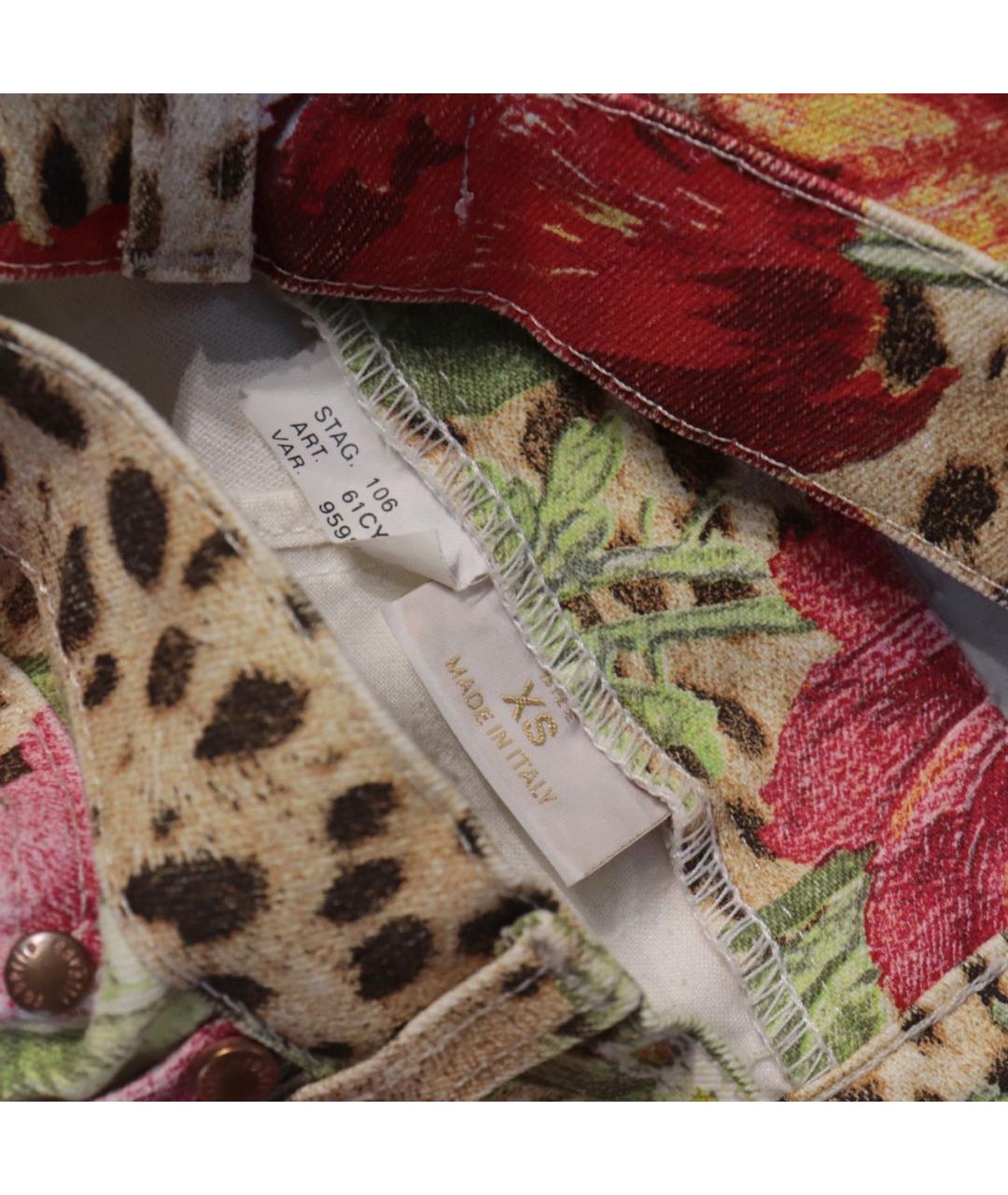 ROBERTO CAVALLI Мульти прямые джинсы, фото 4