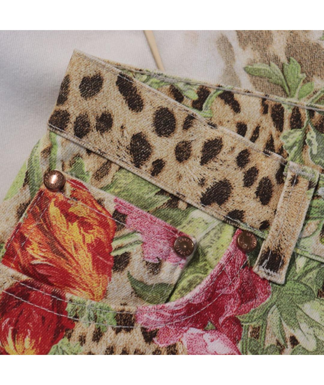 ROBERTO CAVALLI Мульти прямые джинсы, фото 6