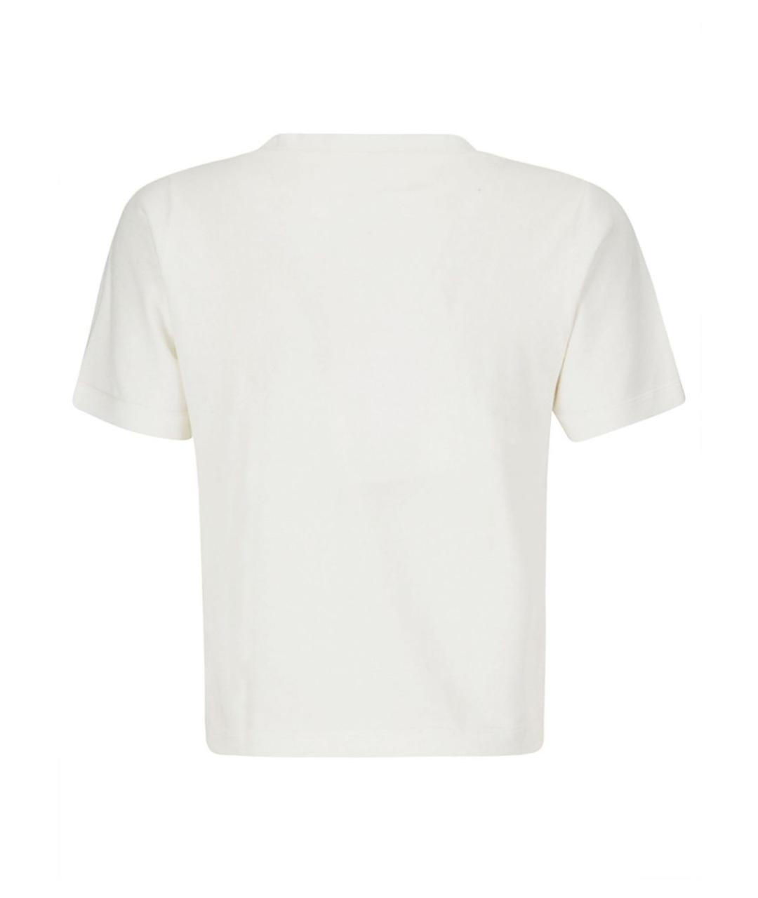 EXTREME CASHMERE Белый хлопковый джемпер / свитер, фото 2