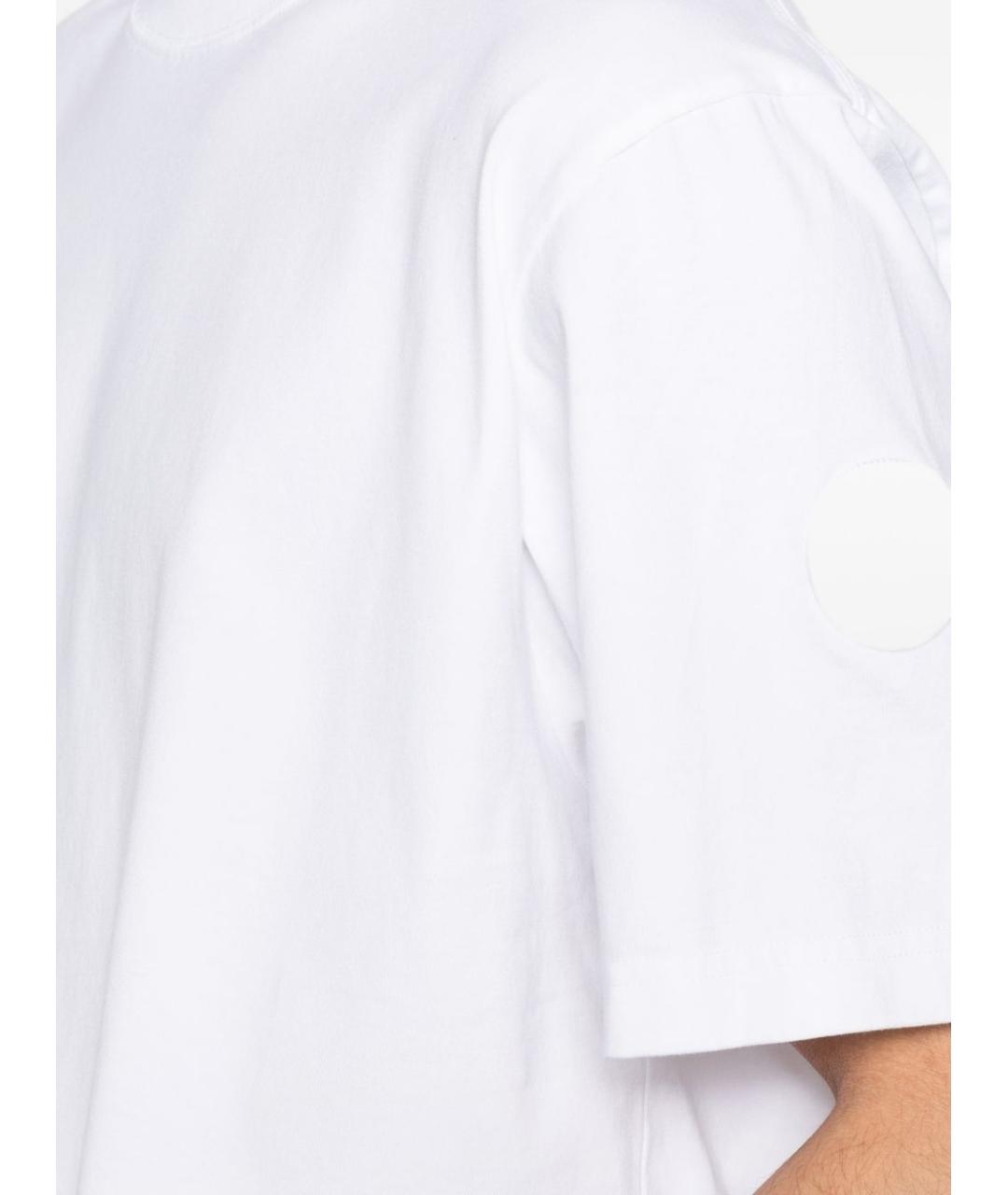 CANADA GOOSE Белая хлопковая футболка, фото 4