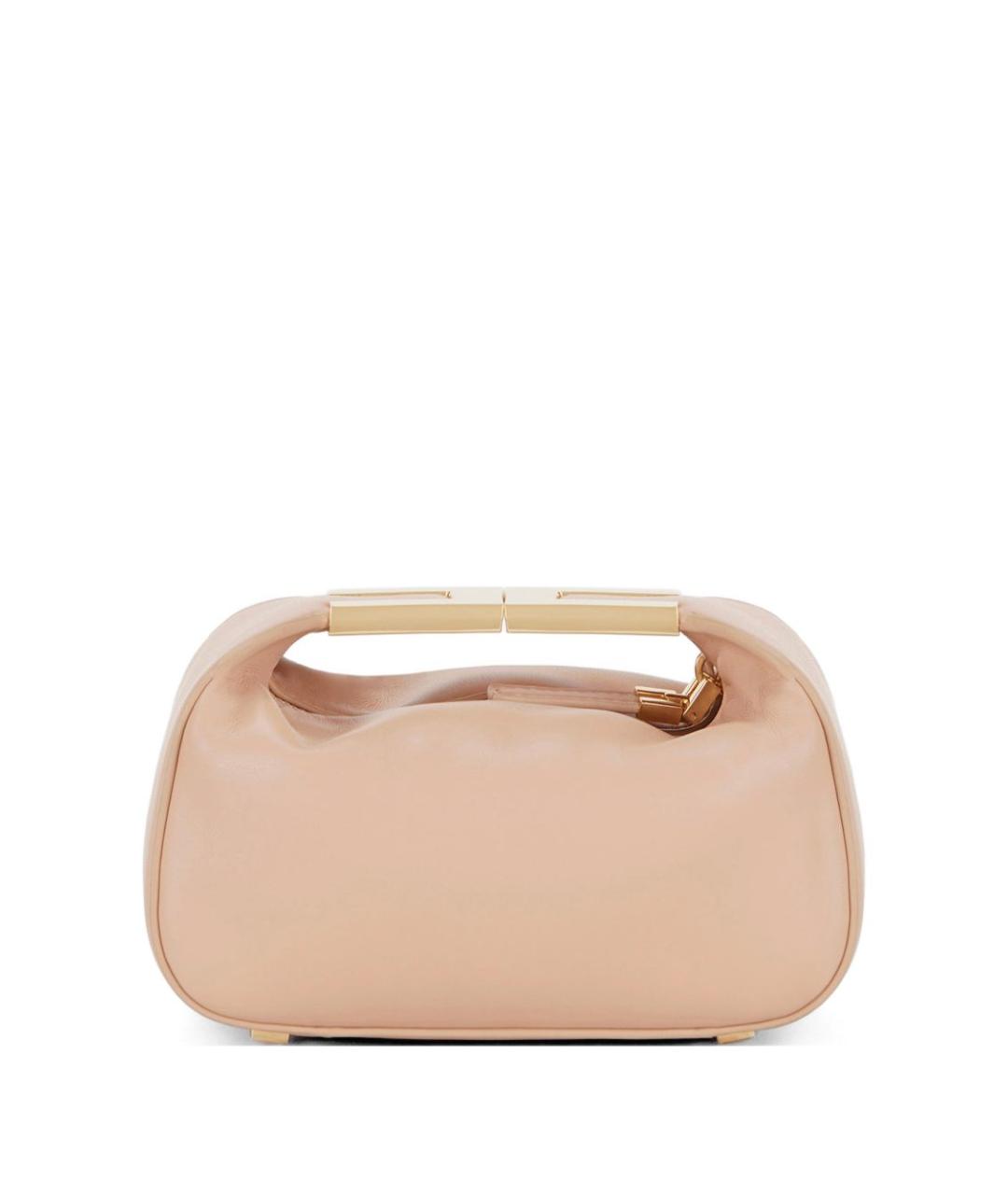 ELISABETTA FRANCHI Бежевая сумка с короткими ручками из искусственной кожи, фото 1
