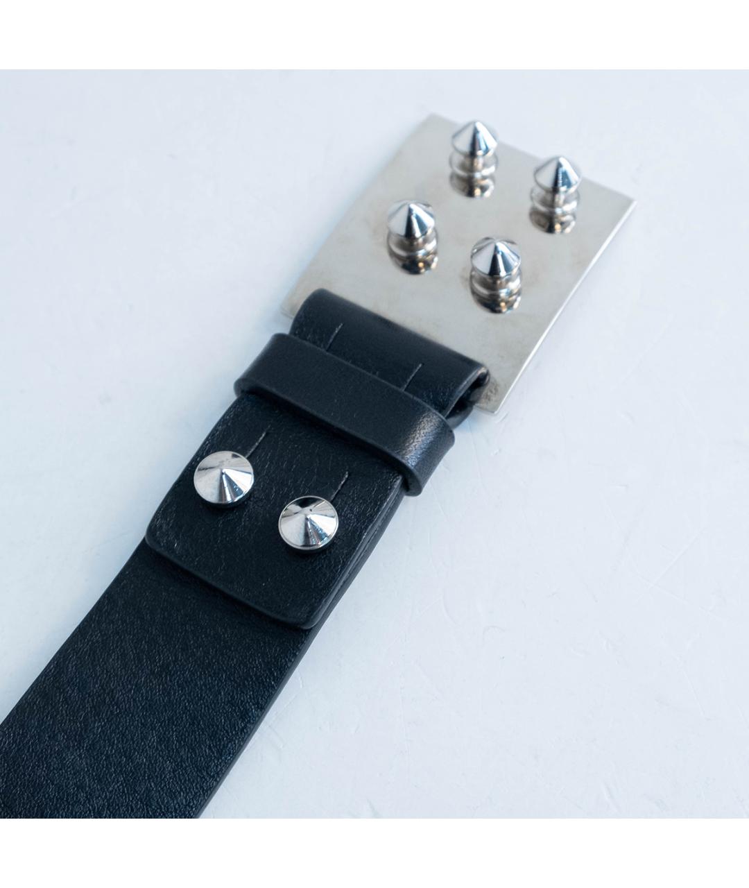 FENDI Черный кожаный ремень, фото 5