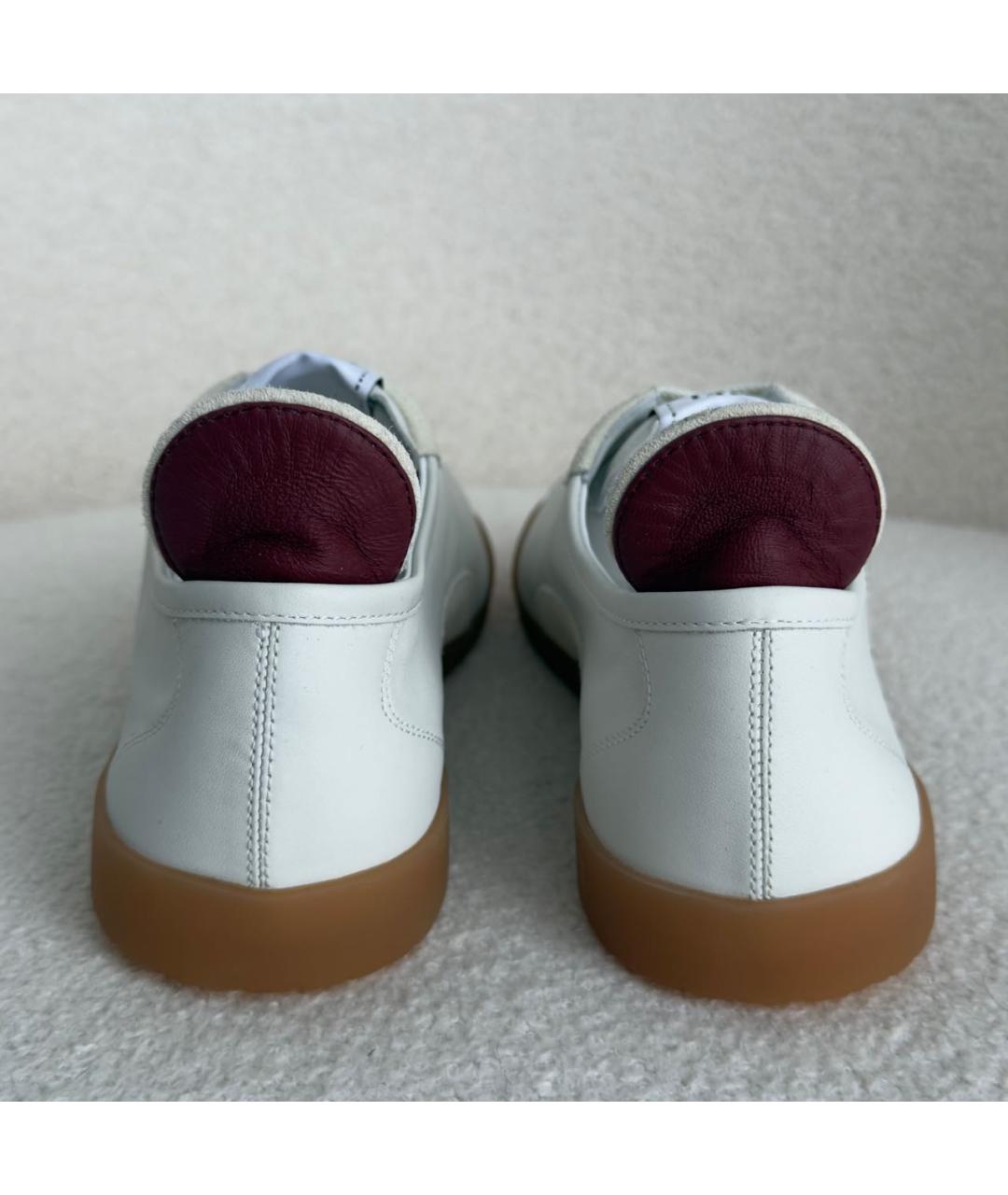 CHANEL Белые кожаные кеды, фото 4