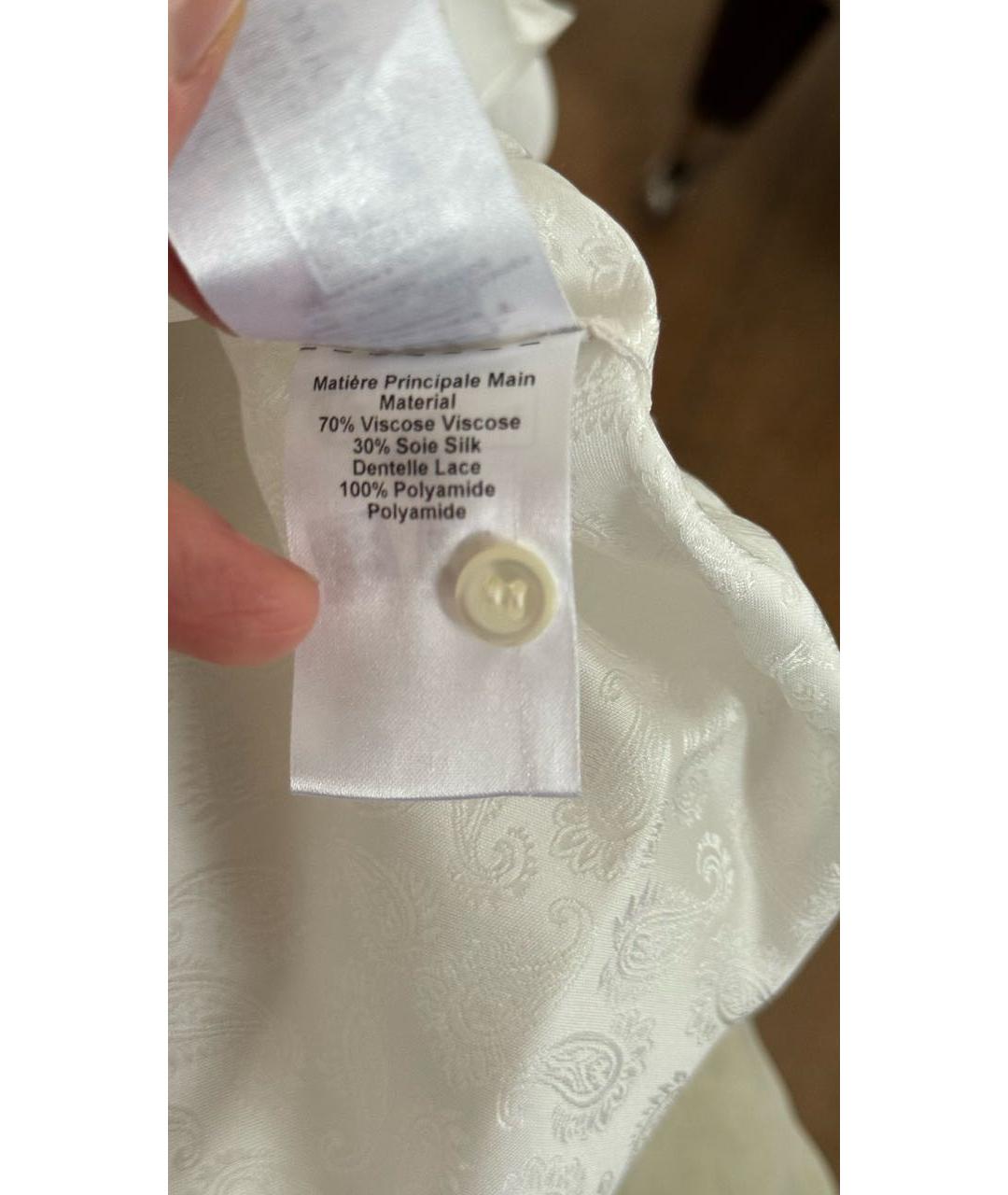 ISABEL MARANT Белая вискозная блузы, фото 6