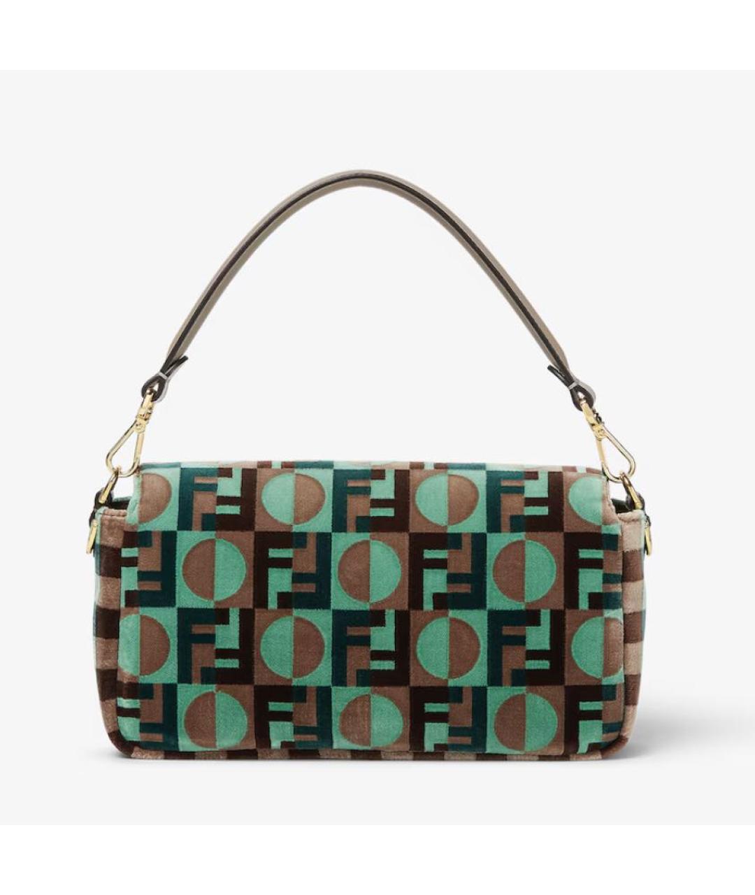 FENDI Зеленая сумка через плечо, фото 3