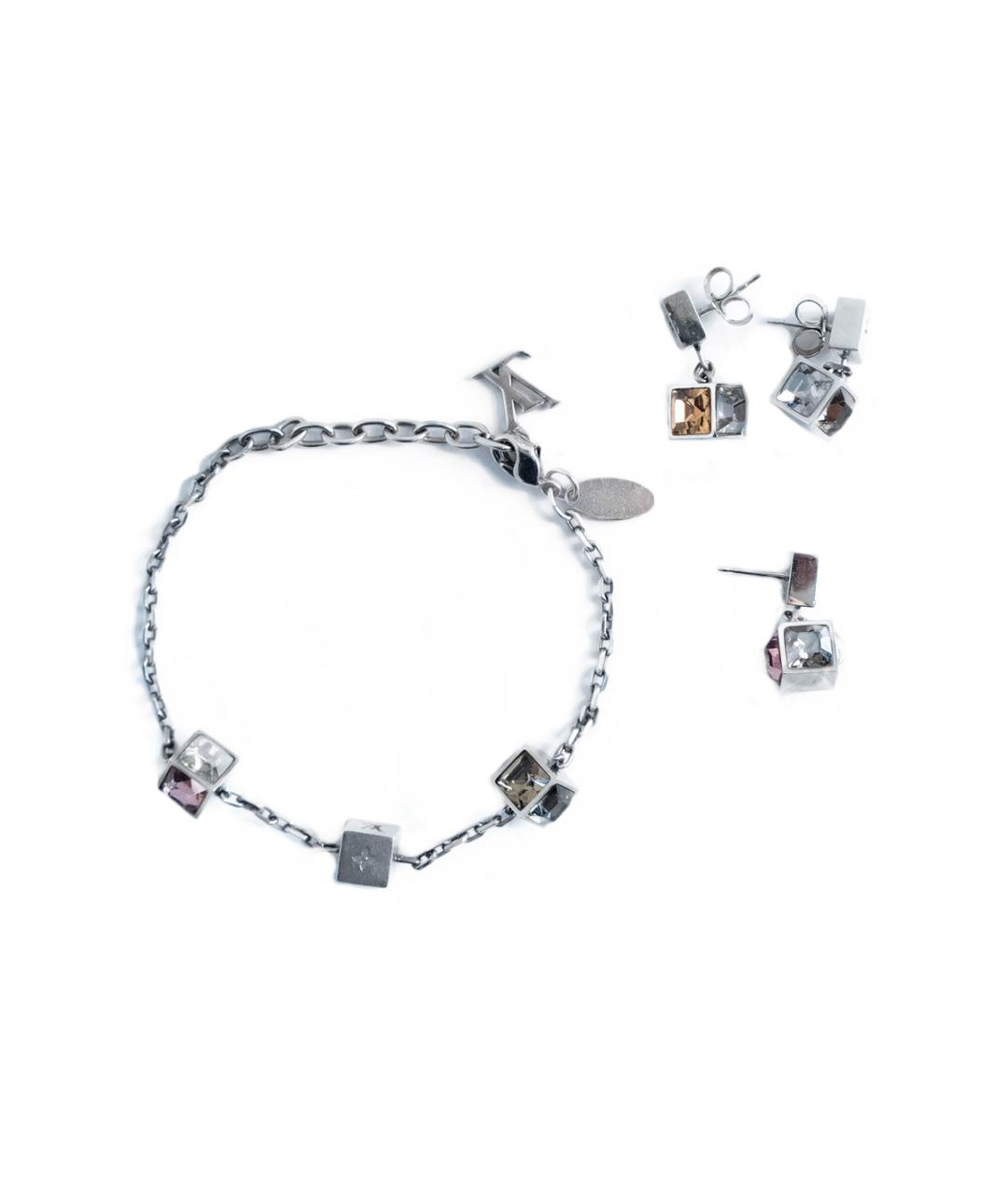 LOUIS VUITTON Серебрянный металлический комплект, фото 6