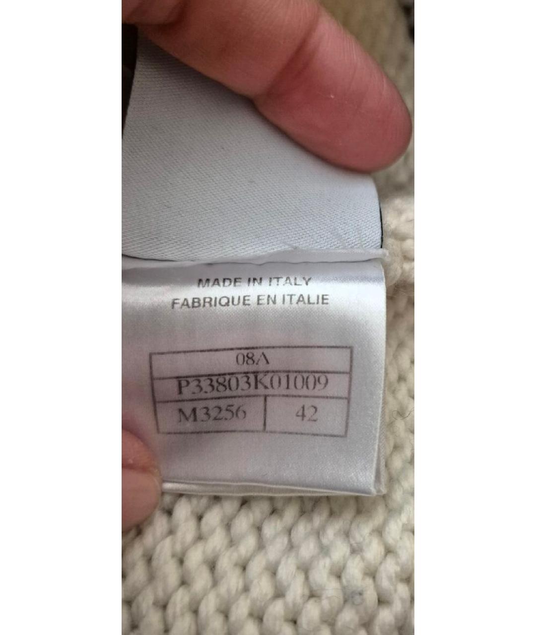 CHANEL Белый шерстяной джемпер / свитер, фото 8