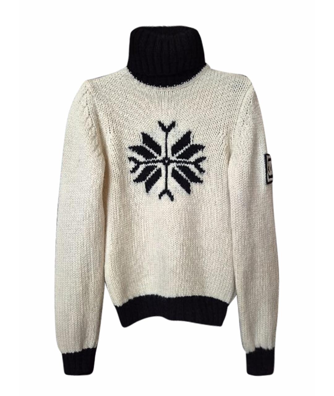 CHANEL Белый шерстяной джемпер / свитер, фото 1