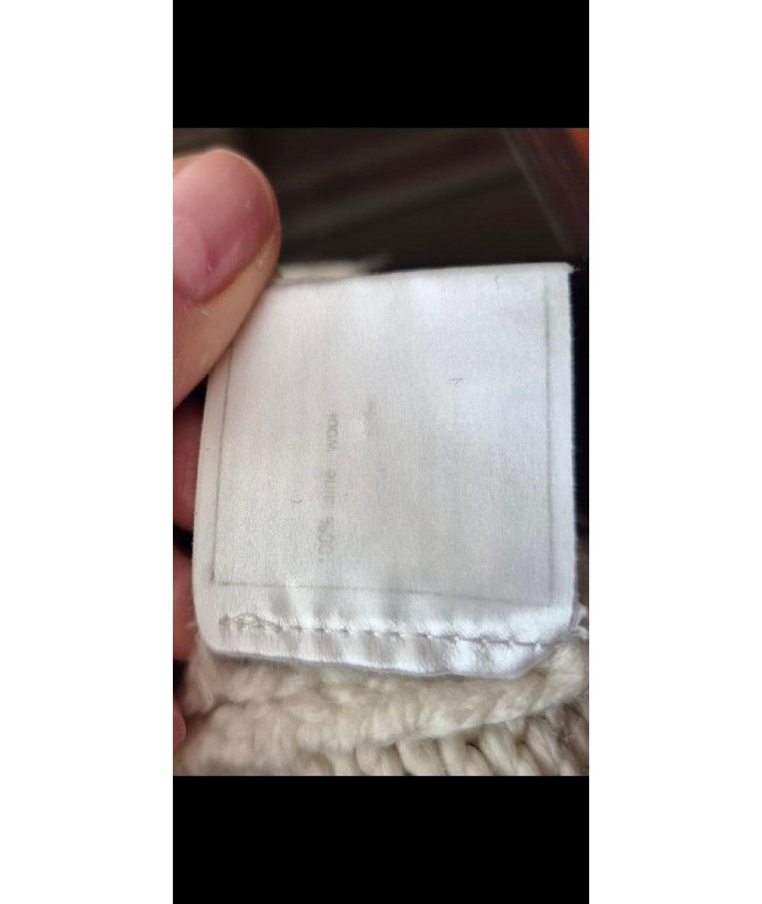 CHANEL Белый шерстяной джемпер / свитер, фото 9