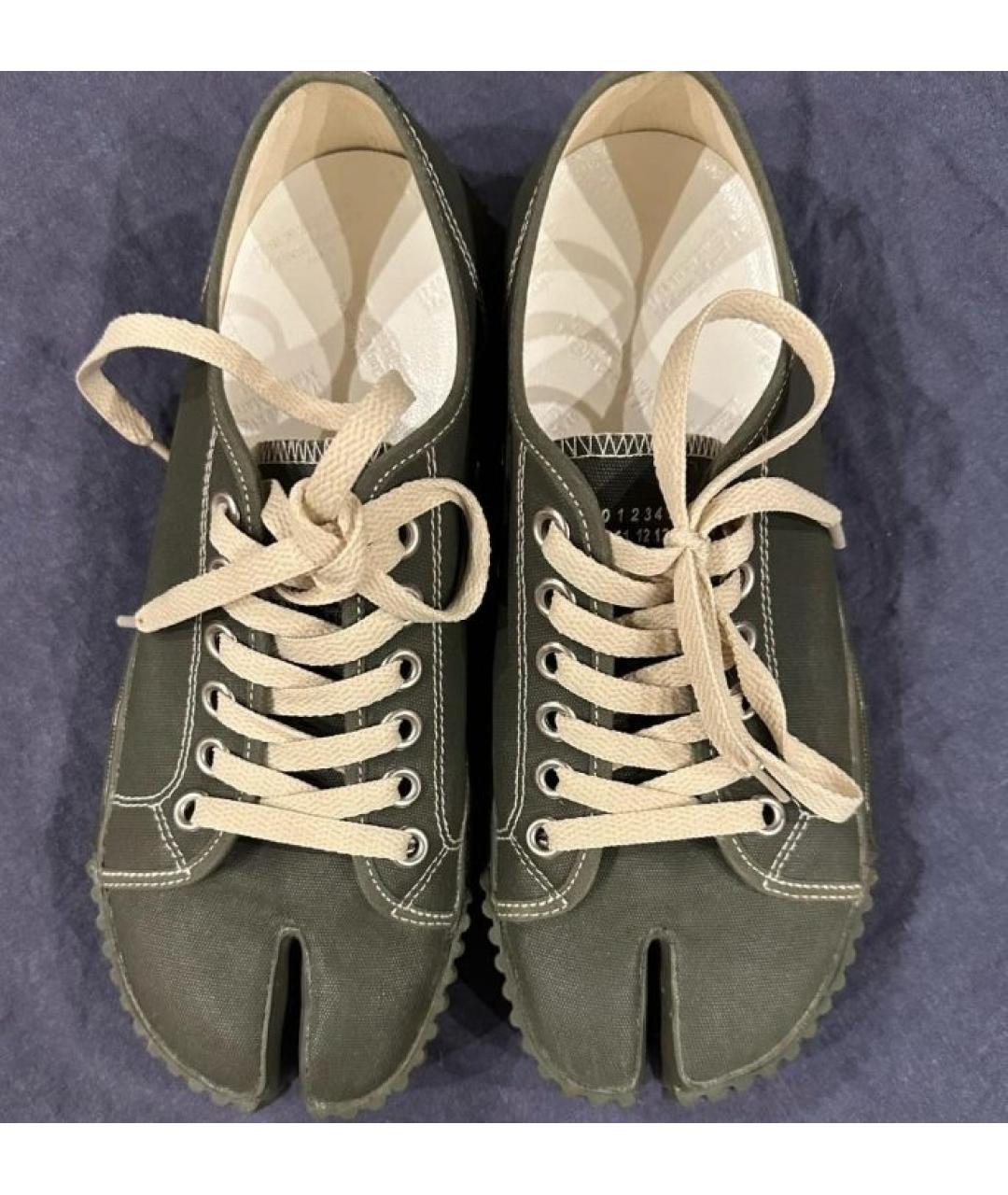 MAISON MARGIELA Черные кеды, фото 3