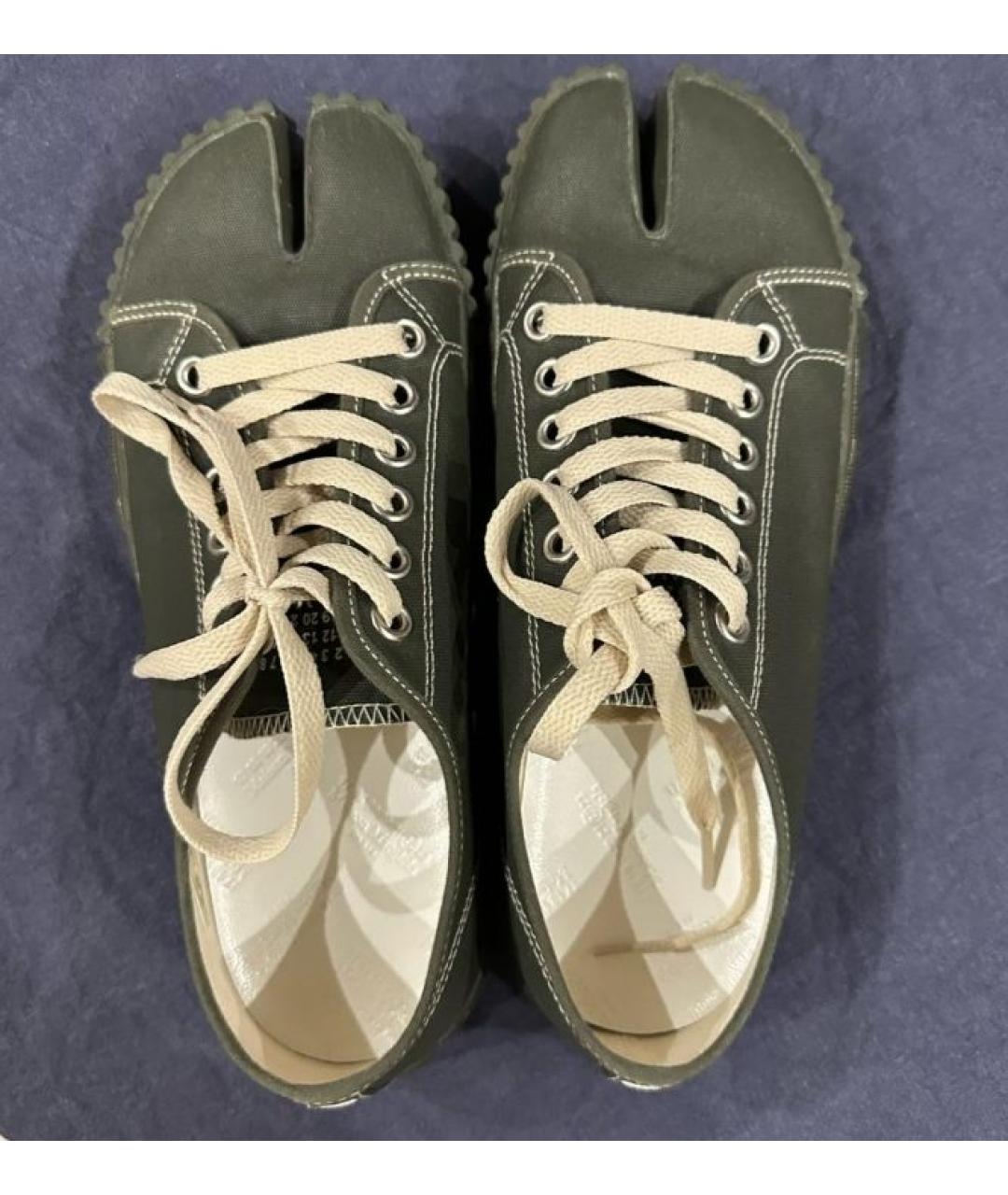 MAISON MARGIELA Черные кеды, фото 5