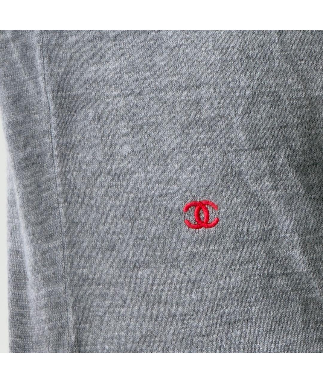 CHANEL Серый кашемировый джемпер / свитер, фото 5