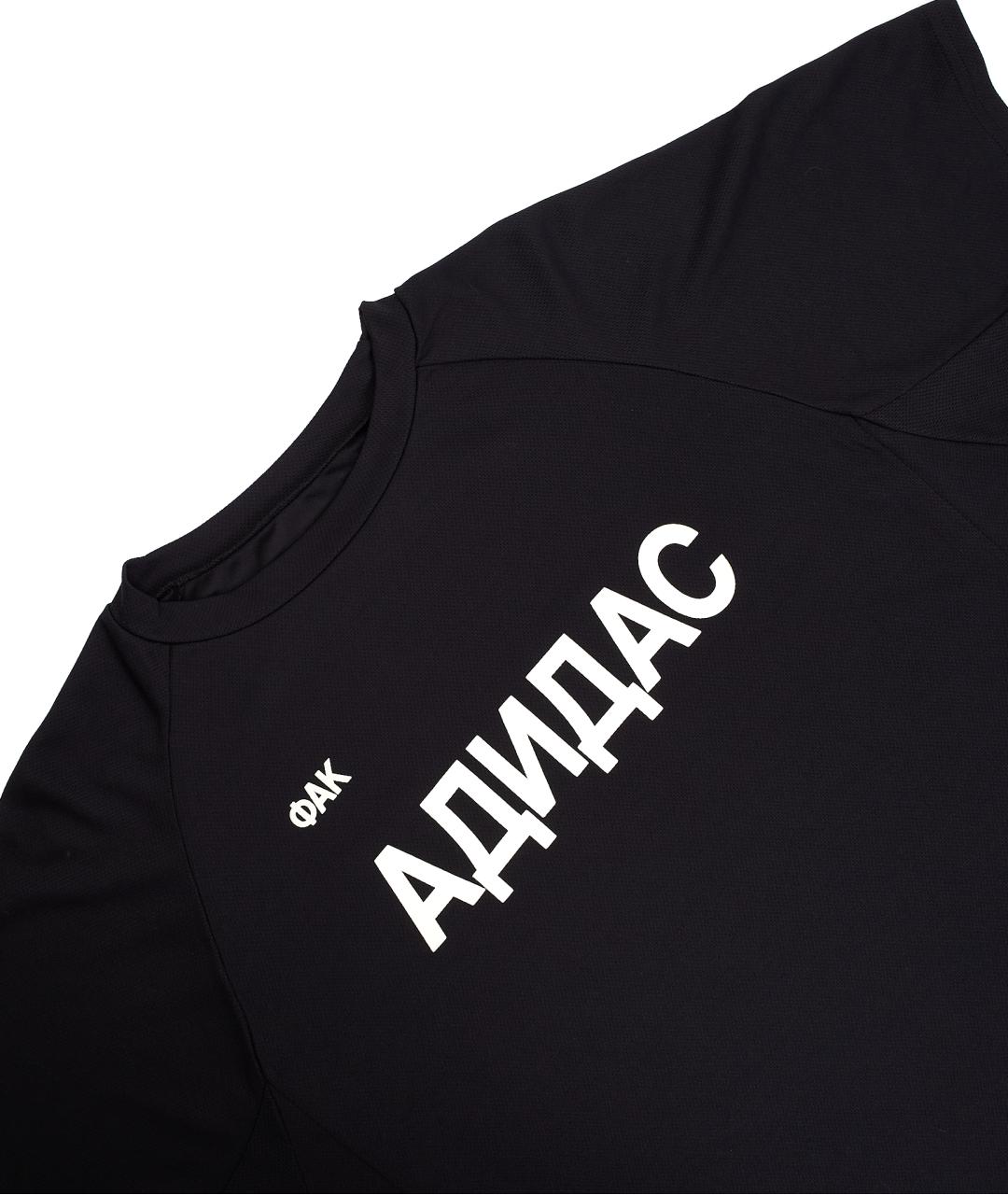 YEEZY Черная синтетическая футболка, фото 3