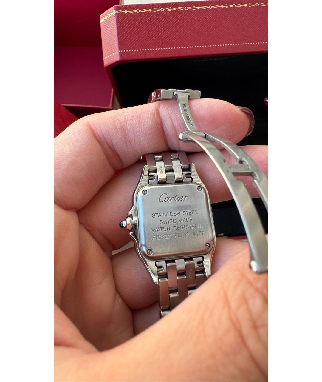 CARTIER Серебряные металлические часы, фото 4