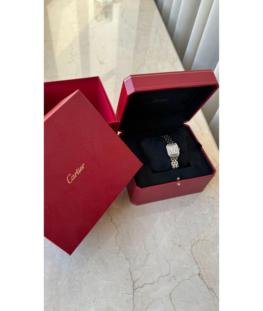 CARTIER Серебряные металлические часы, фото 5