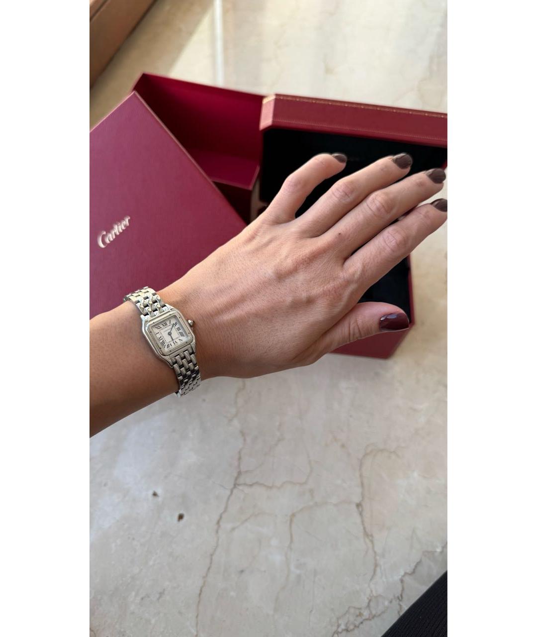 CARTIER Серебряные металлические часы, фото 8