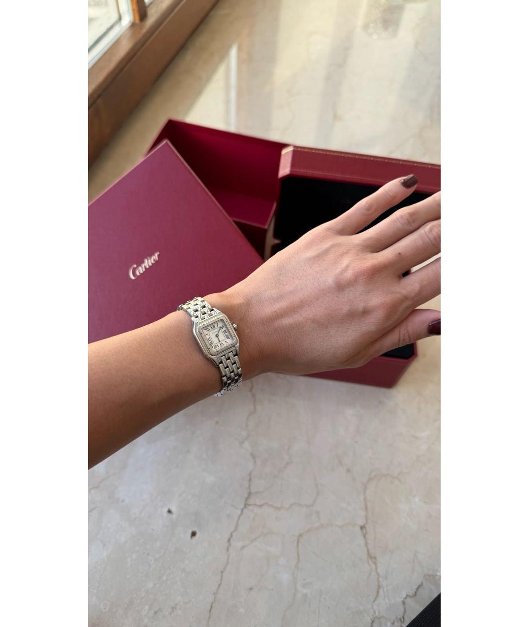 CARTIER Серебряные металлические часы, фото 7