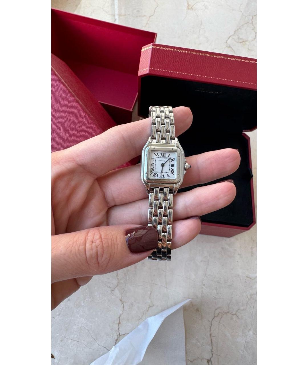 CARTIER Серебряные металлические часы, фото 9