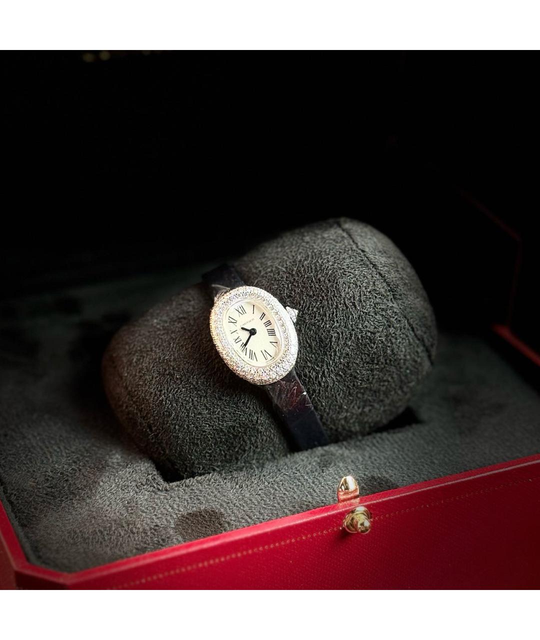 CARTIER Белые часы из белого золота, фото 3