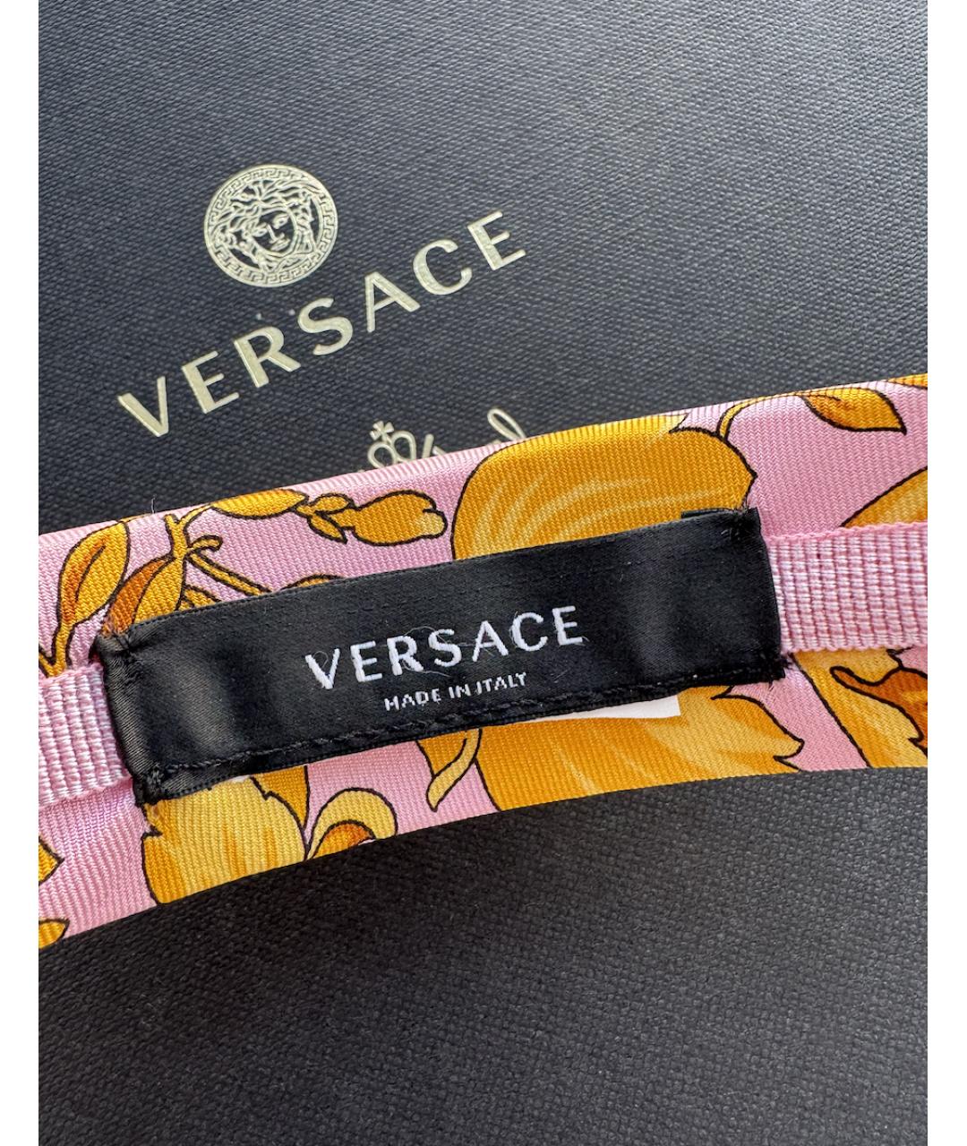 VERSACE Розовый ободок, фото 5