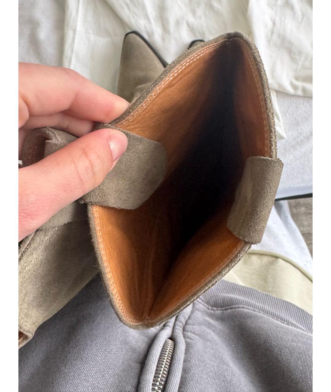 ISABEL MARANT Зеленые замшевые сапоги, фото 5