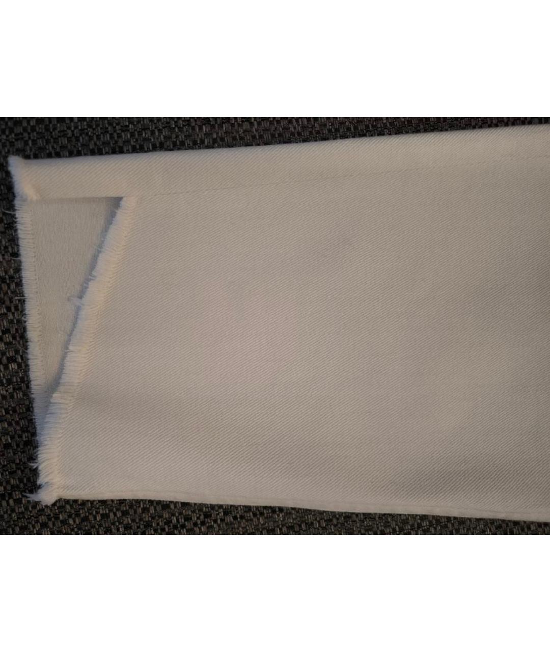 12 STOREEZ Белые хлопковые джинсы слим, фото 6