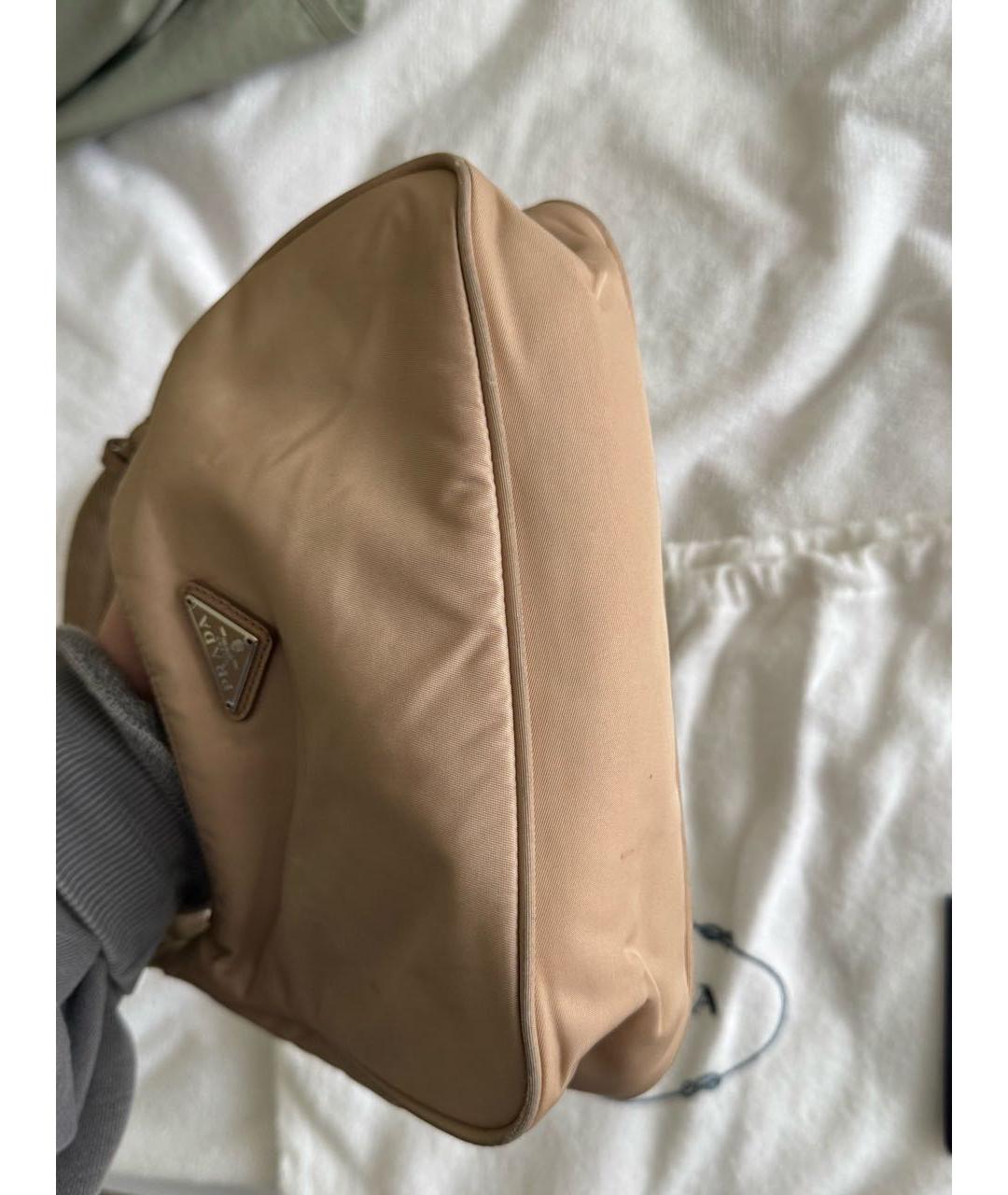 PRADA Бежевая сумка через плечо, фото 5