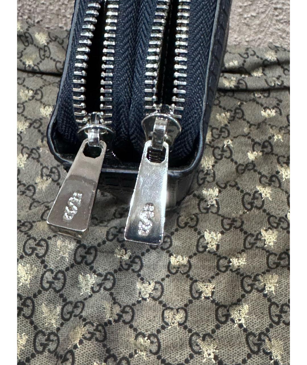 SERAPIAN Синяя кожаная барсетка, фото 6