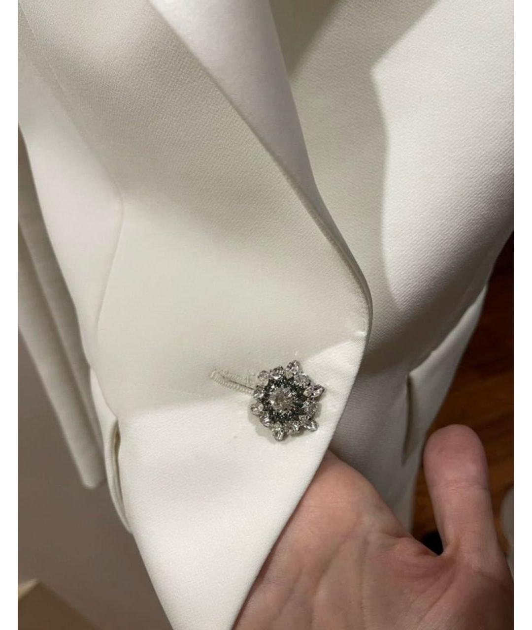 ALEXANDRE VAUTHIER Белый вискозный жакет/пиджак, фото 4