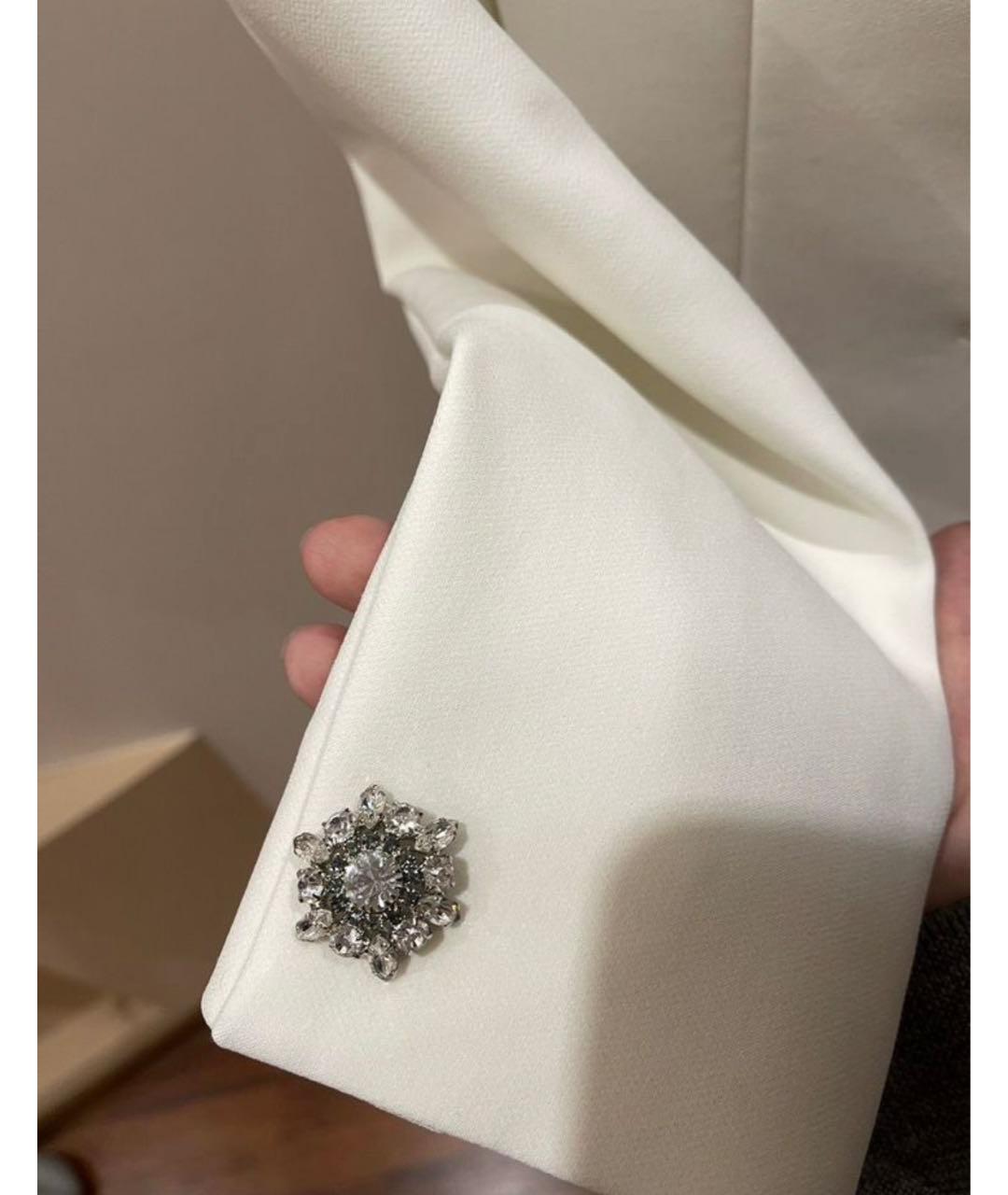 ALEXANDRE VAUTHIER Белый вискозный жакет/пиджак, фото 5