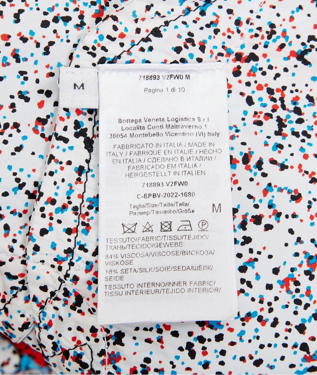 BOTTEGA VENETA Голубое вискозное повседневное платье, фото 3