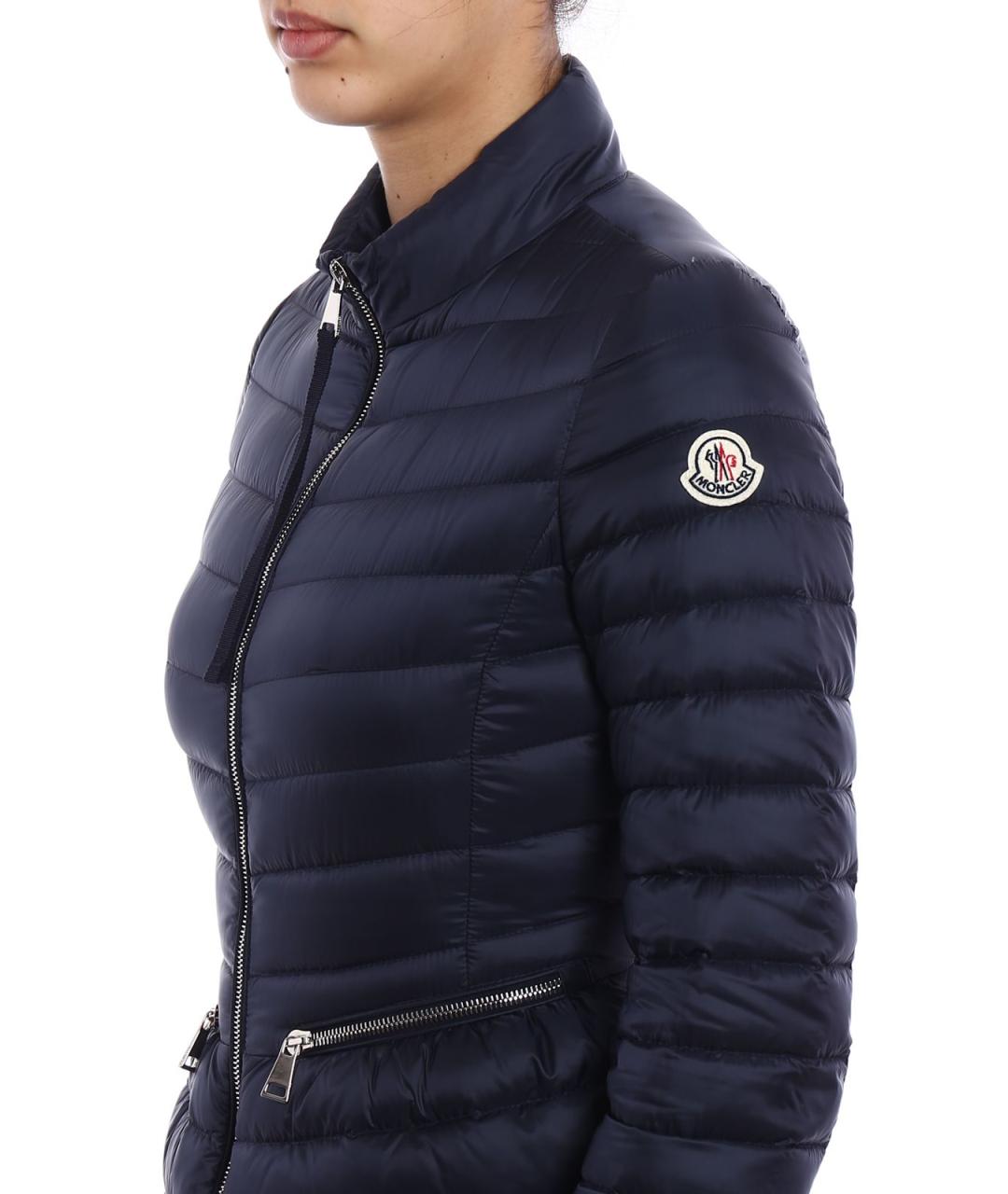 MONCLER Синяя полиамидовая куртка, фото 5