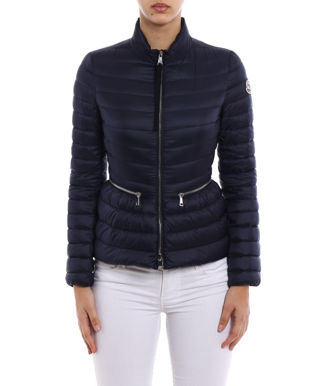 MONCLER Синяя полиамидовая куртка, фото 3