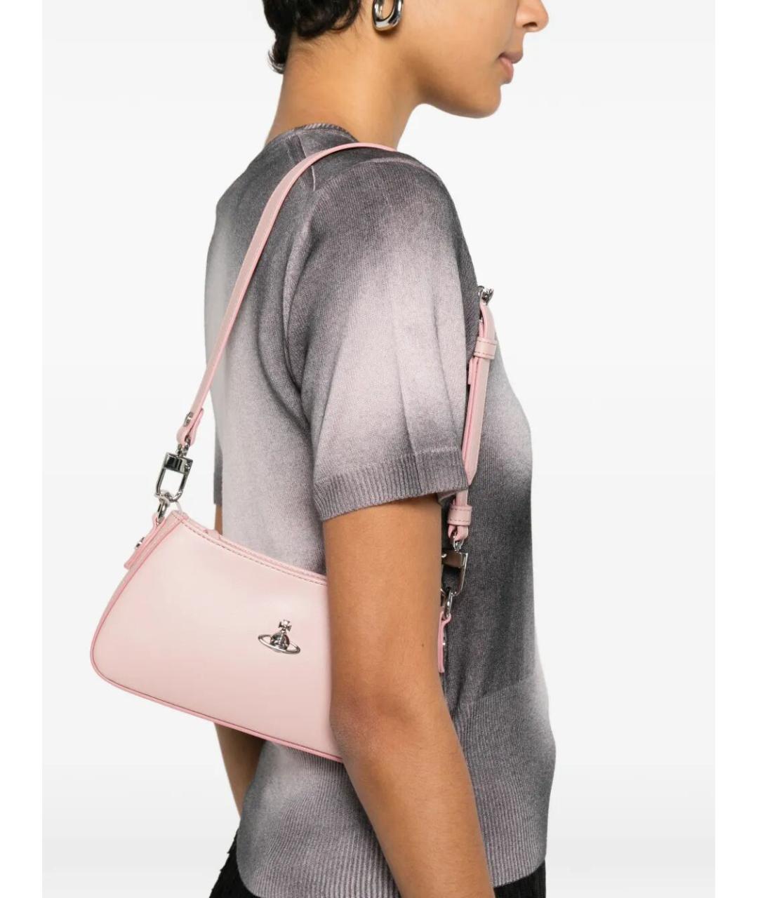 VIVIENNE WESTWOOD Розовая сумка через плечо, фото 2