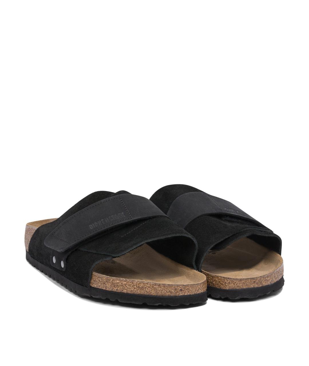 BIRKENSTOCK Черные кожаные сандалии, фото 2
