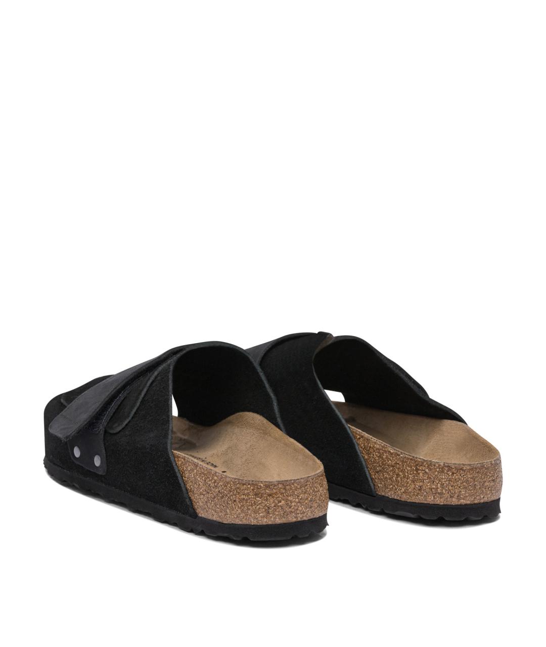 BIRKENSTOCK Черные кожаные сандалии, фото 4