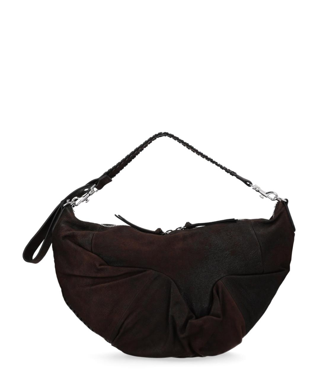 VIVIENNE WESTWOOD Коричневая кожаная сумка через плечо, фото 1
