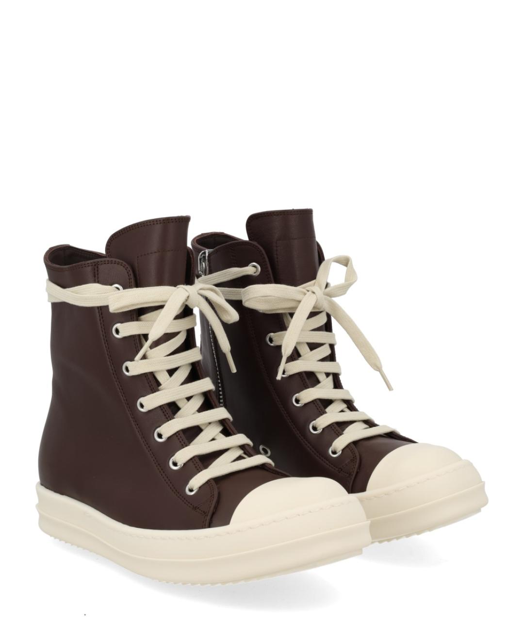 RICK OWENS Мульти кожаные кеды, фото 2